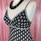 1970 sparkly spotty dress, by Devonshire Lady, size 8