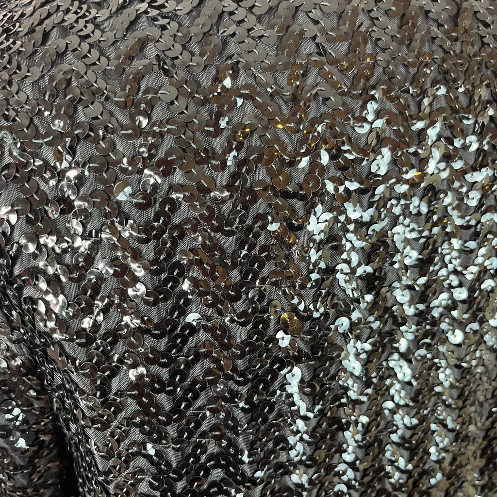 1970s black sequin jacket, unbranded, size 8