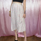 1980s ditsy print midi skirt, by Richards, size 6