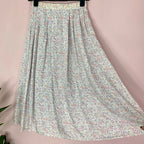 1980s ditsy print midi skirt, by Richards, size 6